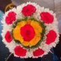 Lilly Sampangi Bouquet with yellow and Red Rose