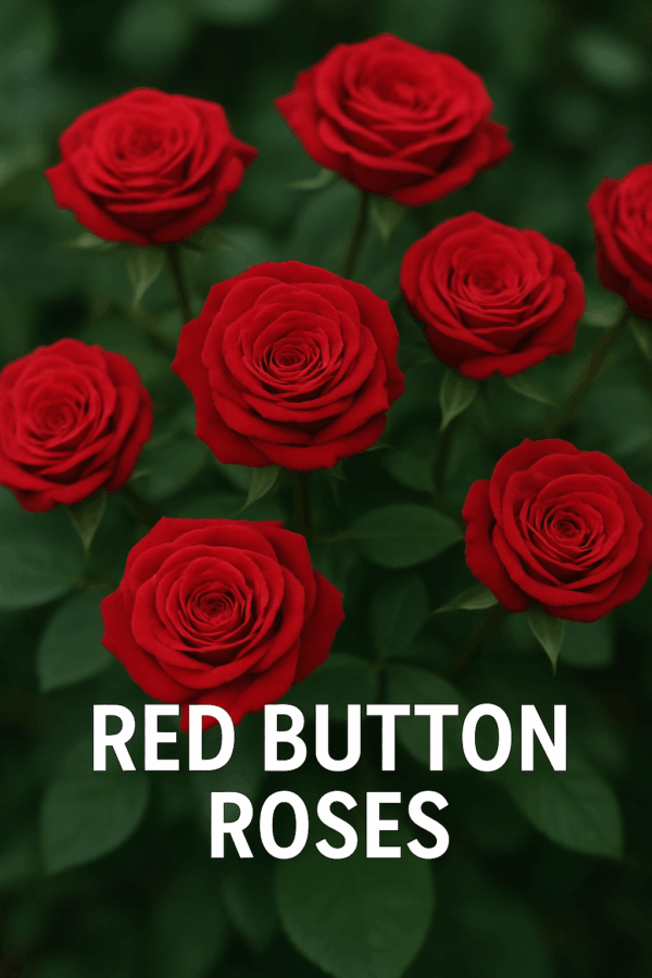 Red Button Roses